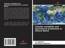 Обложка Climate variability and agricultural production in central Benin
