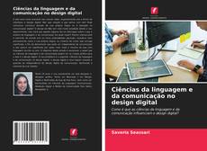 Capa do livro de Ciências da linguagem e da comunicação no design digital 