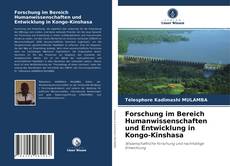 Buchcover von Forschung im Bereich Humanwissenschaften und Entwicklung in Kongo-Kinshasa