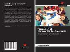 Обложка Formation of communicative tolerance