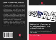 Buchcover von Fatores que Influenciam as Atitudes das Pessoas para Ações Afirmativas