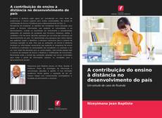 Bookcover of A contribuição do ensino à distância no desenvolvimento do país