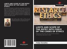 Couverture de LIMITS AND SCOPE OF THE ENTRY INTO FORCE OF THE CODES OF ETHICS