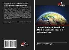 "La primavera araba" in Medio Oriente: cause e conseguenze的封面