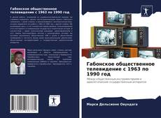 Bookcover of Габонское общественное телевидение с 1963 по 1990 год