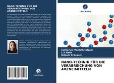 Portada del libro de NANO-TECHNIK FÜR DIE VERABREICHUNG VON ARZNEIMITTELN