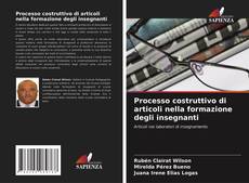 Copertina di Processo costruttivo di articoli nella formazione degli insegnanti