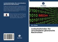 Capa do livro de Lesbarkeitsindex für verschiedene ghanaische Nachrichten 