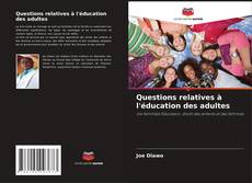 Capa do livro de Questions relatives à l'éducation des adultes 