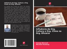 Buchcover von Influência da Org. Cultura e Org. Clima na Org. Eficácia