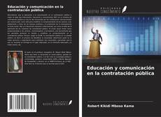 Buchcover von Educación y comunicación en la contratación pública