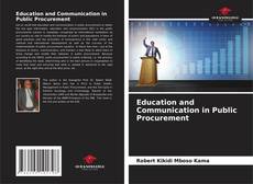 Education and Communication in Public Procurement的封面