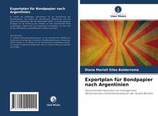 Buchcover von Exportplan für Bondpapier nach Argentinien