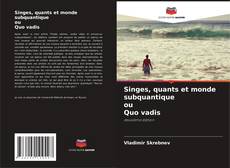 Buchcover von Singes, quants et monde subquantique ou Quo vadis