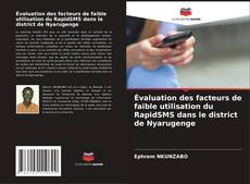 Capa do livro de Évaluation des facteurs de faible utilisation du RapidSMS dans le district de Nyarugenge 