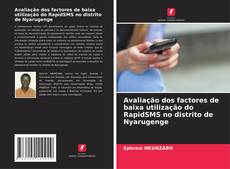 Buchcover von Avaliação dos factores de baixa utilização do RapidSMS no distrito de Nyarugenge