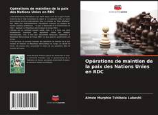 Portada del libro de Opérations de maintien de la paix des Nations Unies en RDC