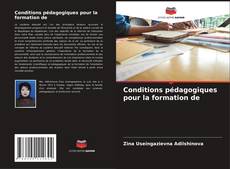 Buchcover von Conditions pédagogiques pour la formation de