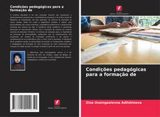 Condições pedagógicas para a formação de kitap kapağı