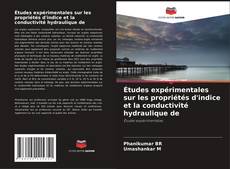 Couverture de Études expérimentales sur les propriétés d'indice et la conductivité hydraulique de
