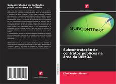 Subcontratação de contratos públicos na área da UEMOA kitap kapağı