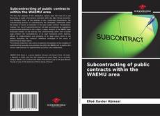 Subcontracting of public contracts within the WAEMU area的封面