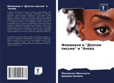 Capa do livro de Феминизм в "Долгом письме" и "Анова 