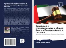 Обложка Социальная справедливость и общее благо в Пророке Амосе и Нигерии