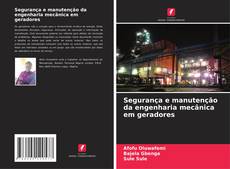 Copertina di Segurança e manutenção da engenharia mecânica em geradores