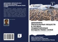 Capa do livro de ДИНАМИКА ПИТАТЕЛЬНЫХ ВЕЩЕСТВ В ПОЧВАХ, ПОДВЕРЖЕННЫХ ВОЗДЕЙСТВИЮ СОЛЕЙ 