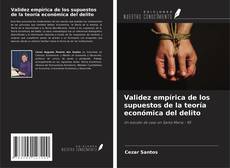 Copertina di Validez empírica de los supuestos de la teoría económica del delito