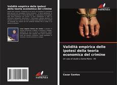 Capa do livro de Validità empirica delle ipotesi della teoria economica del crimine 