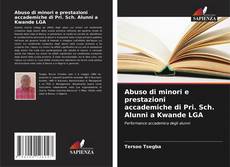 Capa do livro de Abuso di minori e prestazioni accademiche di Pri. Sch. Alunni a Kwande LGA 