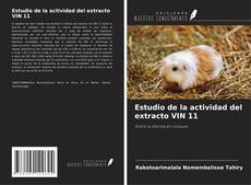 Copertina di Estudio de la actividad del extracto VIN 11