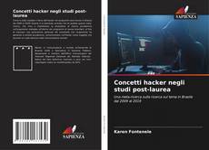 Capa do livro de Concetti hacker negli studi post-laurea 