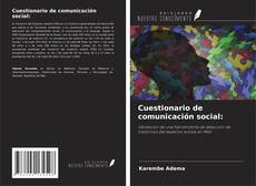 Cuestionario de comunicación social: kitap kapağı