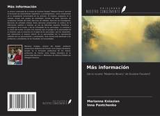 Bookcover of Más información