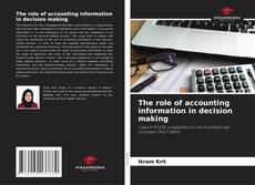 The role of accounting information in decision making的封面