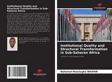 Institutional Quality and Structural Transformation in Sub-Saharan Africa的封面