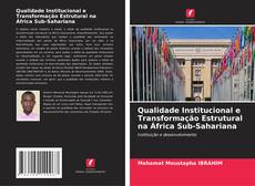 Bookcover of Qualidade Institucional e Transformação Estrutural na África Sub-Sahariana
