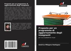 Proposta per un programma di aggiornamento degli insegnanti kitap kapağı