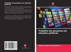 Copertina di Trabalho de pesquisa em relações públicas