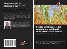 Buchcover von Studio dell'impatto del cambiamento climatico sulla produzione di mais
