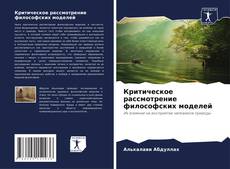Bookcover of Критическое рассмотрение философских моделей