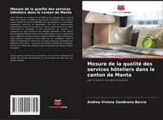 Buchcover von Mesure de la qualité des services hôteliers dans le canton de Manta