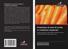 Обложка Produzione di semi di carota in condizioni temperate