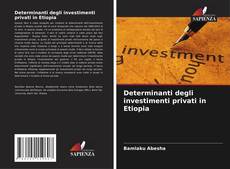 Buchcover von Determinanti degli investimenti privati in Etiopia