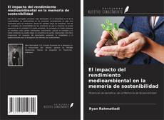 Capa do livro de El impacto del rendimiento medioambiental en la memoria de sostenibilidad 