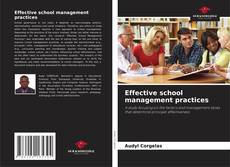 Effective school management practices的封面