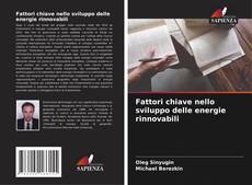 Capa do livro de Fattori chiave nello sviluppo delle energie rinnovabili 